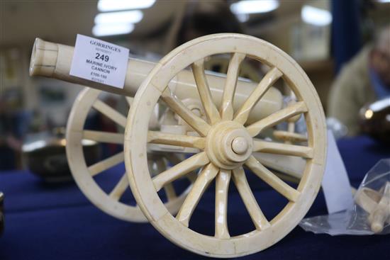 A marine ivory cannon